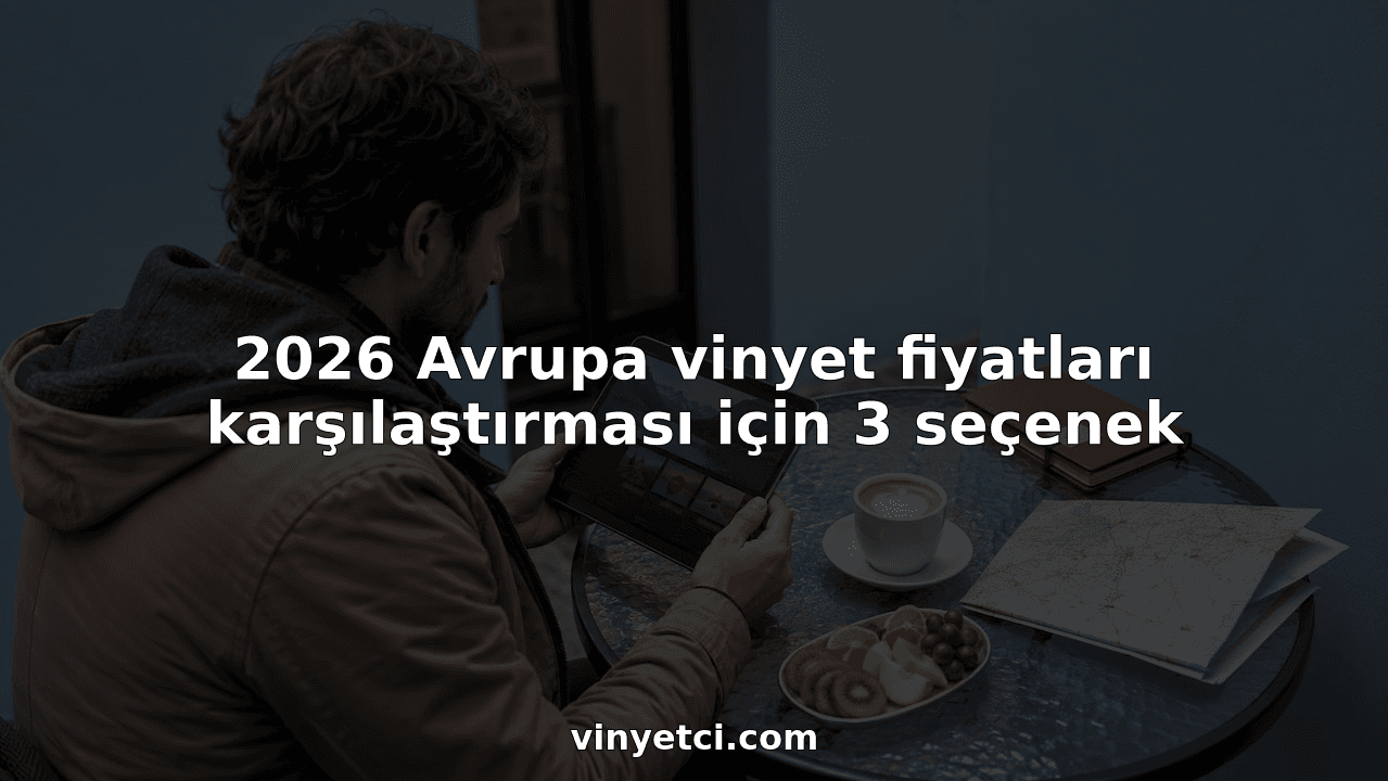 2026 Avrupa vinyet fiyatları karşılaştırması için 3 seçenek