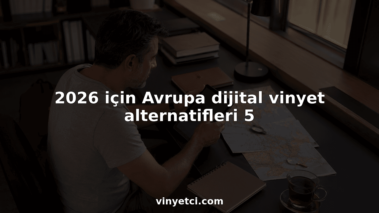 2026 için Avrupa dijital vinyet alternatifleri 5