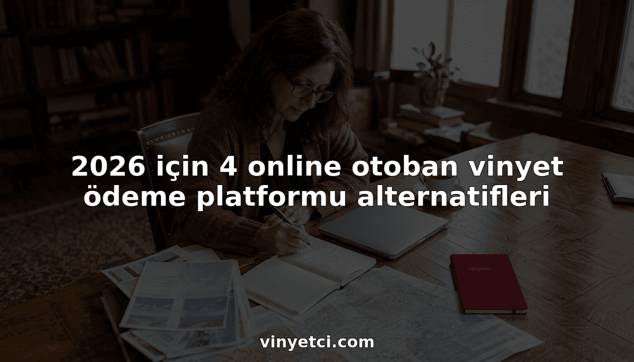 2026 için 4 online otoban vinyet ödeme platformu alternatifleri
